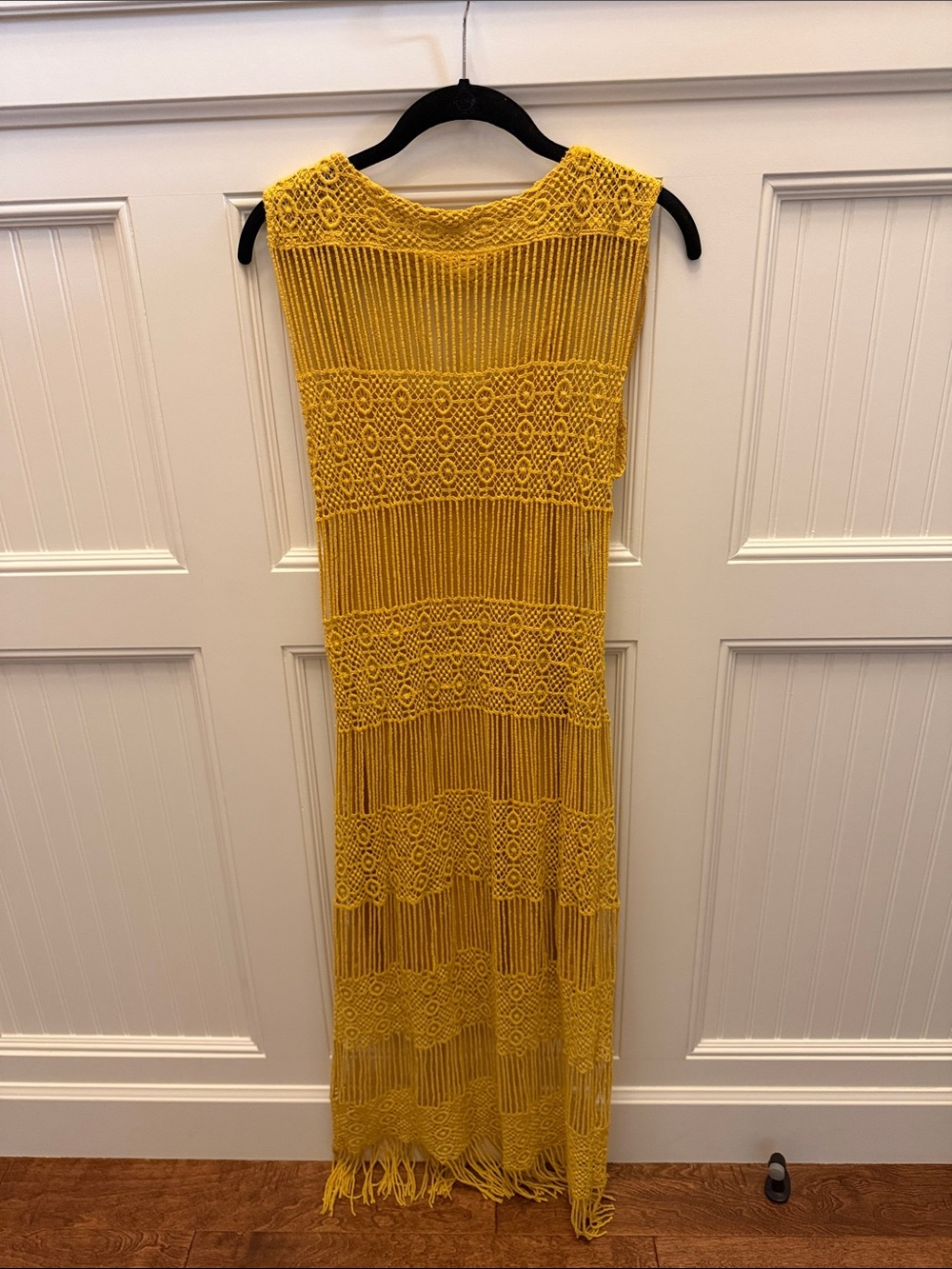 Moon River Crochet Fringe Dress